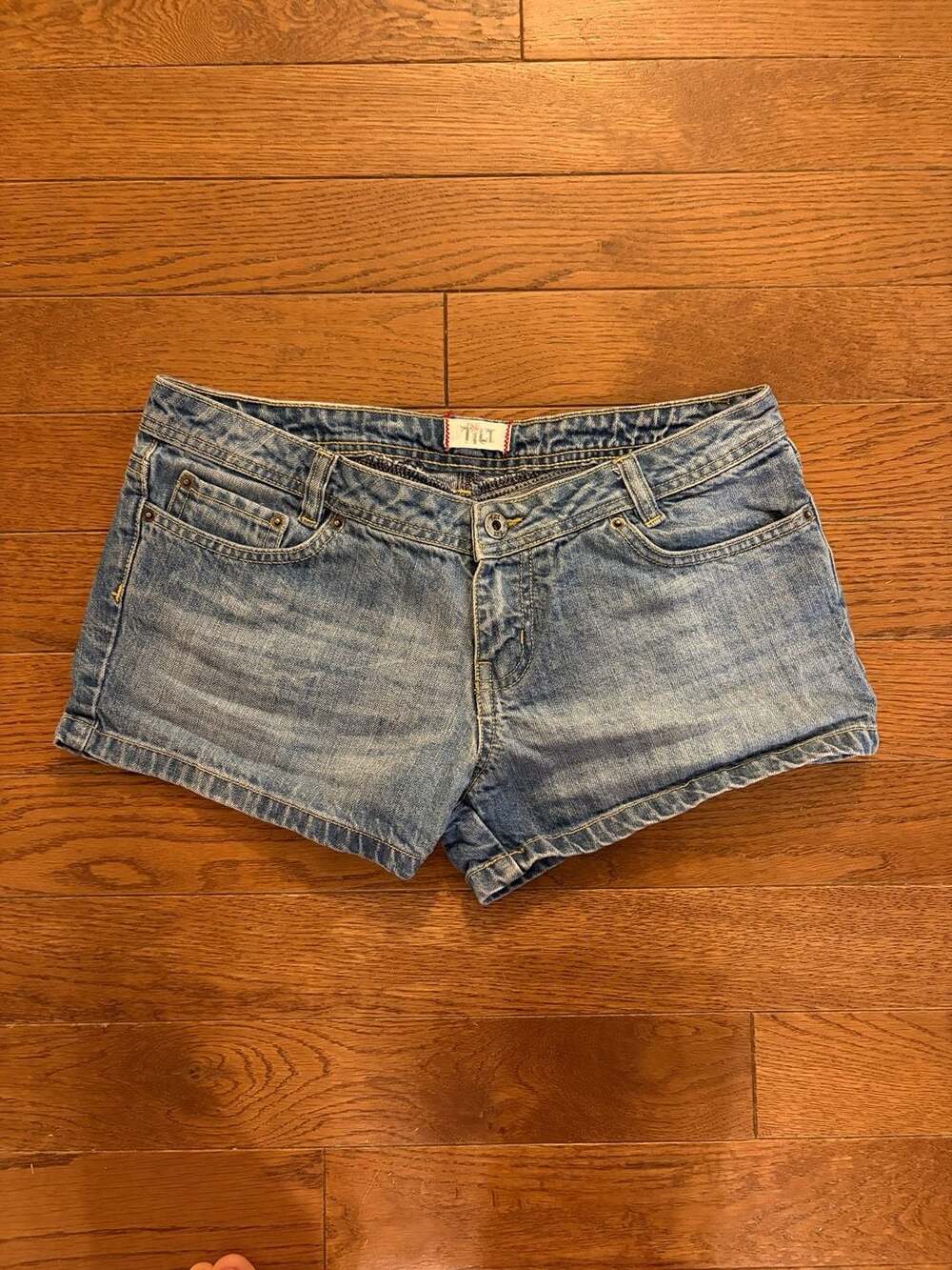 Tilt Denim Shorts Size 9 Blue Low Rise Jean Shorts